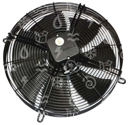 Extraction fan FN040-4EK.0F.V7P1, d = 400 mm, 1~230V, 50/60 Hz, 4 pole, FN, Ziehl-Abegg (152728), down to -40°C