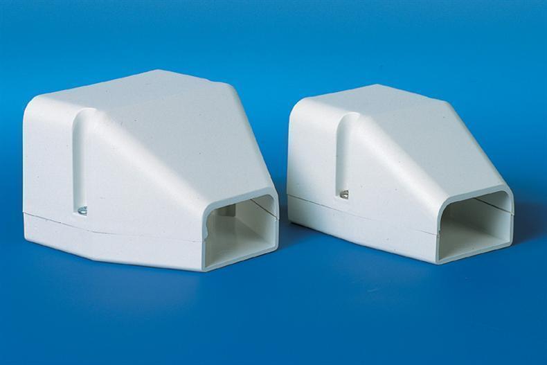 Pieza final de conducto Airco-Duct 105 mm - RAL9002