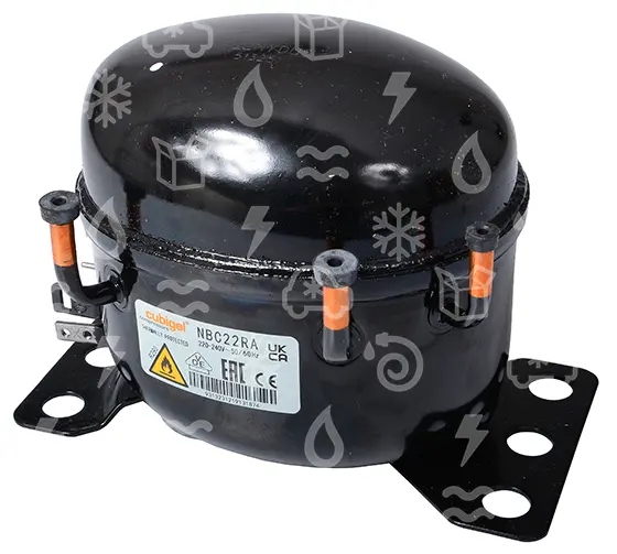 Compressore Cubigel / Huayi, NBC22RA / HMBP R290, 220 - 240 V, 50 / 60 Hz