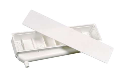 Vasca reversibile Alixo con scarico verticale - grande - 530X95X65MM