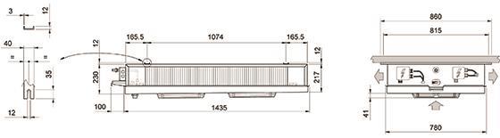 Parownik ECO - Luvata GDE312E7, 4,3 [kW] (dT 8 st., R404a) bez odszraniania