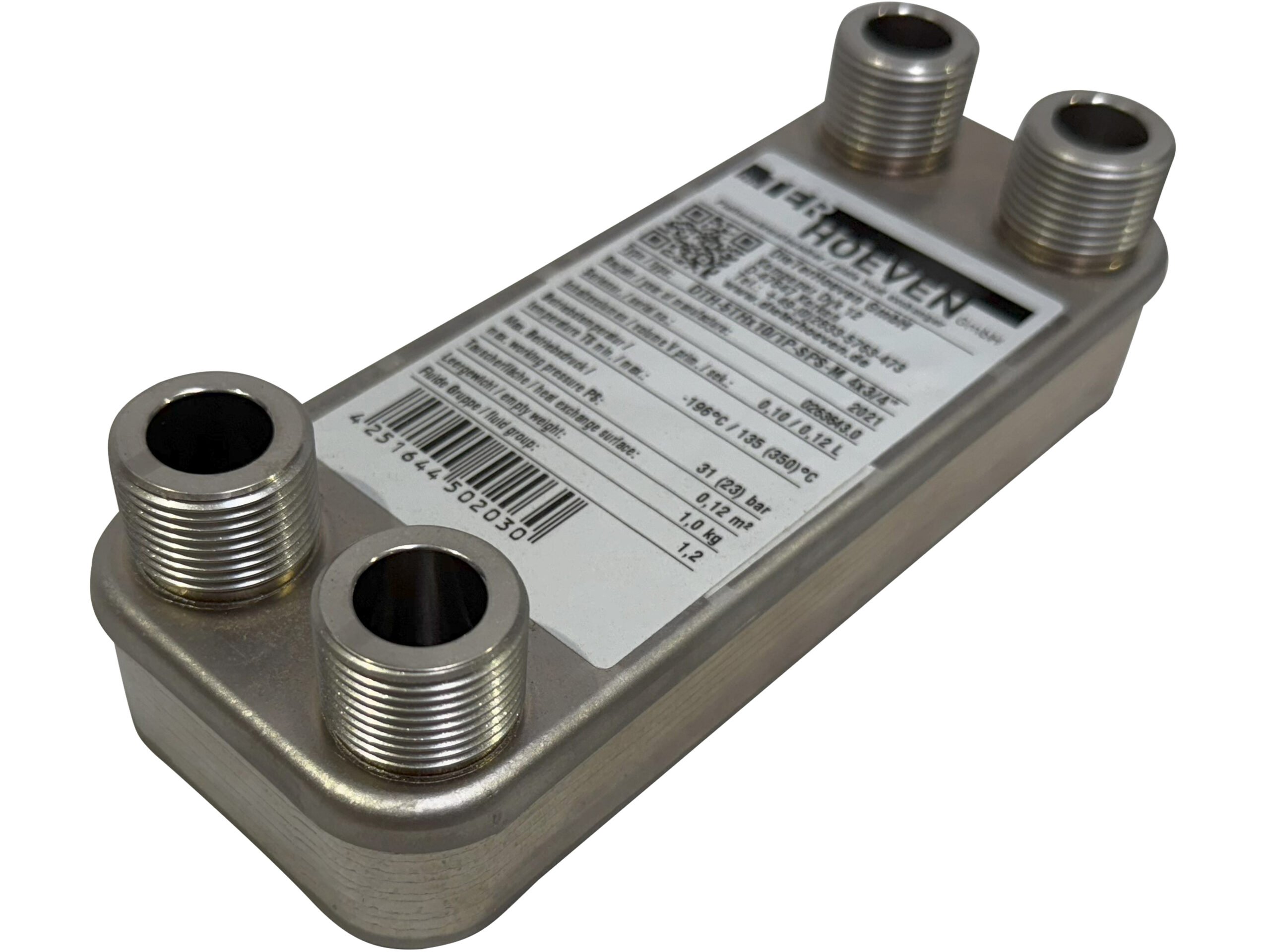 Platenwarmtewisselaar DTH-5THx10/1P-SPS-M 4x3/4"