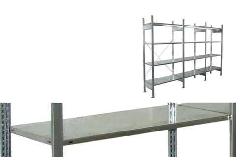 Estante galvanizado 400X1500MM - 2 piezas/paquete, 10091450000