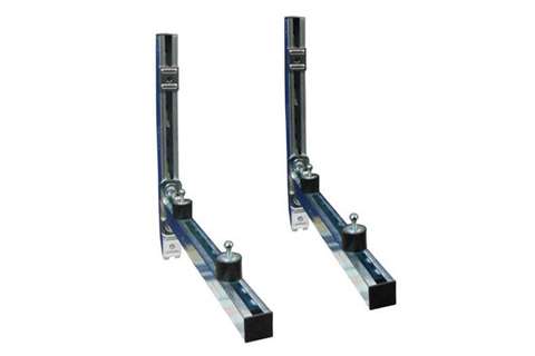 Alixo KIT staffe a parete zincate 38X40X600MM - incl. antivibrante usuale M8