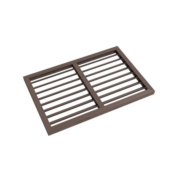 Evolar bakpanel WPC Walnut Grey XS, 600x900 MM