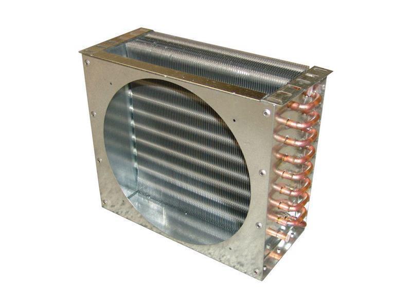 RTV condenser (without fan) KT0860, 0.86 kW, 273x130x230 mm, recommended fan 1x200 mm
