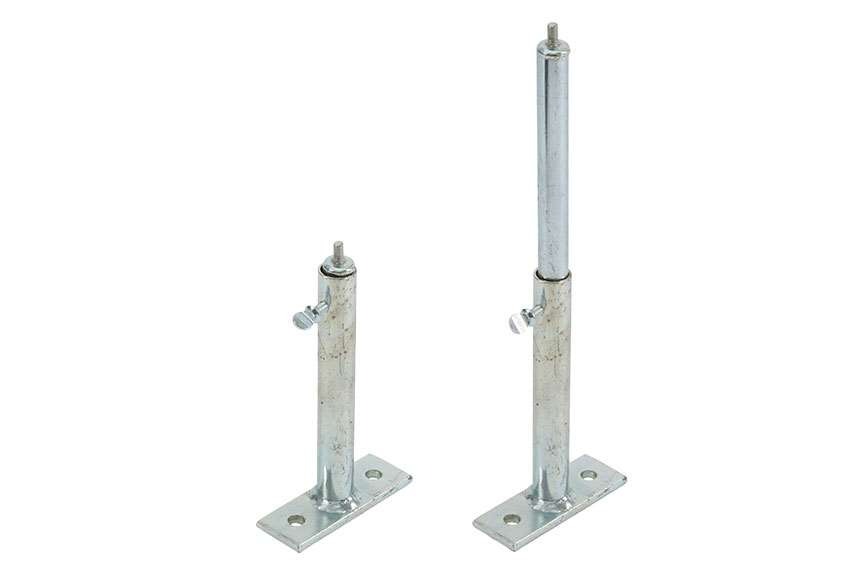 Soporte de tubo telescópico ajustable Alixo - para calcetín de goma (sin base ni pie ajustable en H)