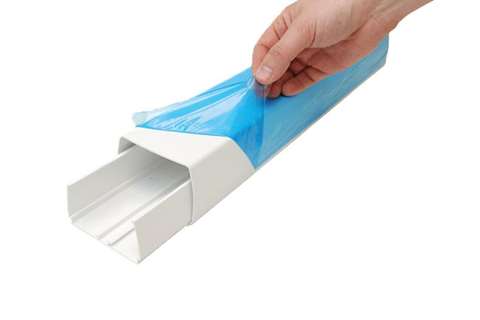 Optimal DUCT-kanal - 90X65MM - 2mtr/lång, OD-90