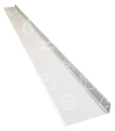 L-Winkel aus Aluminium, Aluminiumprofil, Winkelprofil, Weiße Platte, Verkleidungsschiene