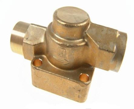 Bas för termostatisk expansionsventil Honeywell TMX - rak, anslutning 1/2+5/8x5/8+7/8 ODF