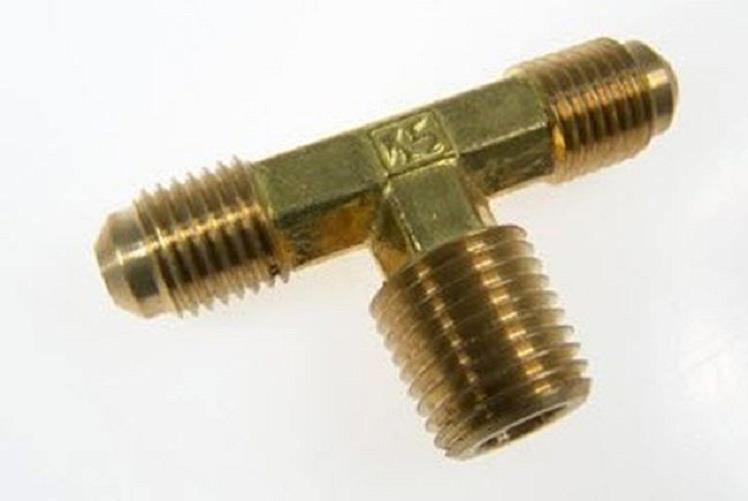Pieza en T 1/4" x 1/4" x 1/4" NPT