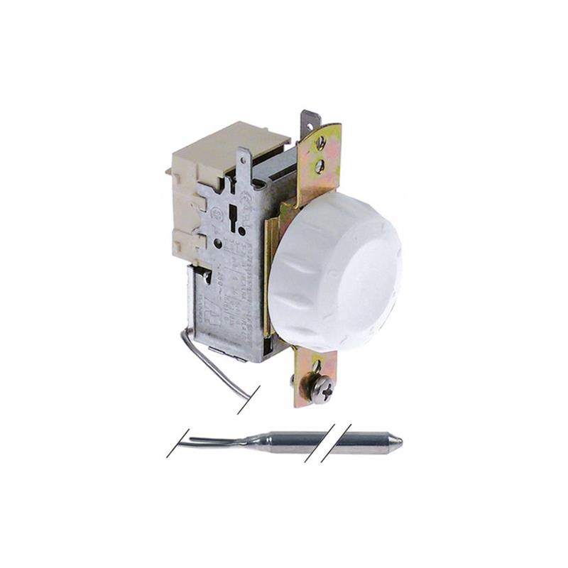 Thermostat RANCO K55-L1047, 2 contacts. Sensor Ø 9.7mm. Sensor length 107mm. Capillary tube length 110mm. Without kit.