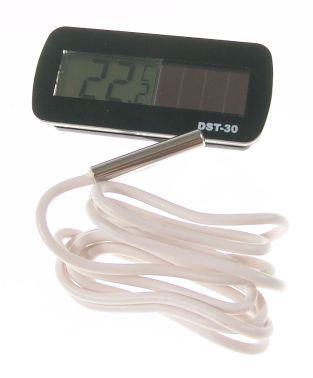 Digital solar thermometer, -20 / +80°C, resolution 0.1°C, probe 1 m