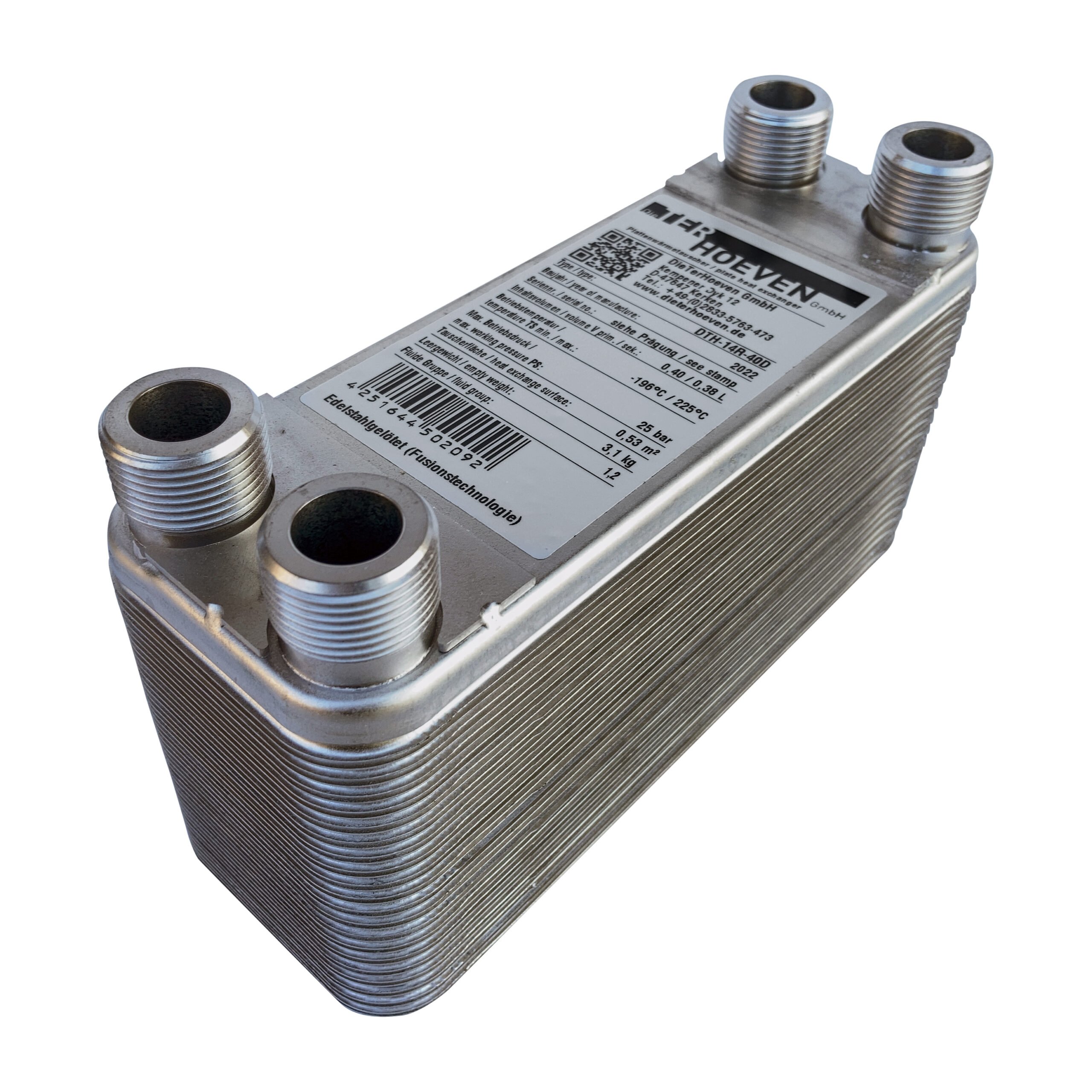 Platenwarmtewisselaar DTH-14R-40D