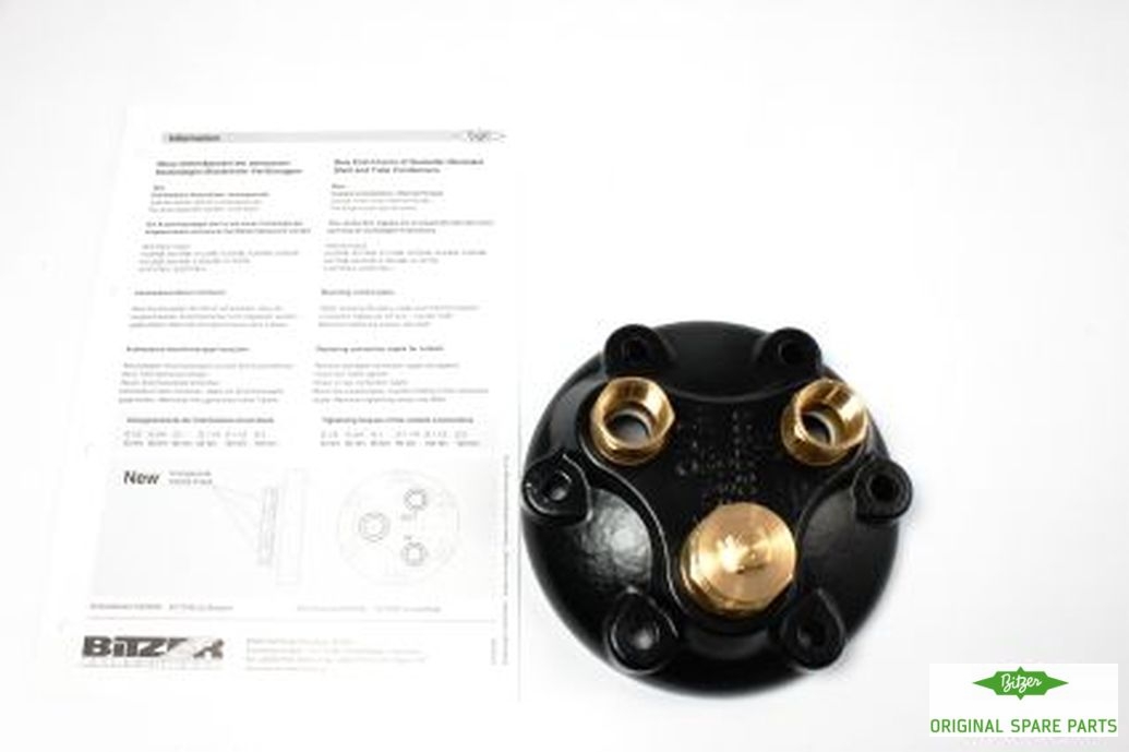 Conexión de la tapa del desviador Bitzer 30508402 Agua de mar K203HB a K373HB