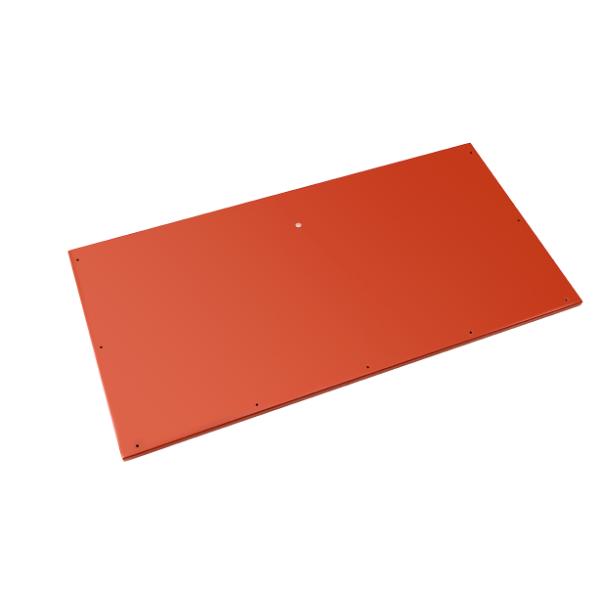 Evolar basisplaat aluminium baksteen rood L, 650x1200 MM