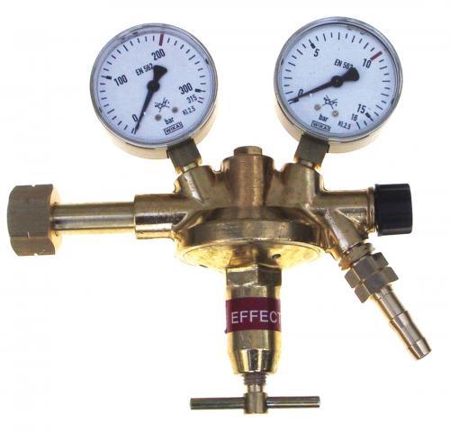 PERKEO Réducteur de pression pour bouteilles d'hydrogène, pression de service 0-10 bar