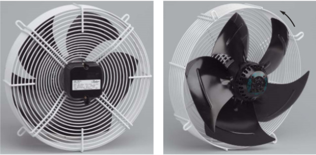 Unidad de ventilador Roller S3GEC350S, 0610164 Ventilador EC para DHN aspiración completa Ø 350mm 230V