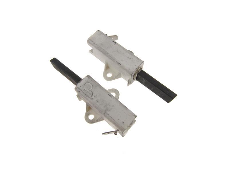 Escobillas de motor con alojamiento deslizante para muelle. Conexión de cable de cobre trenzado 5 x