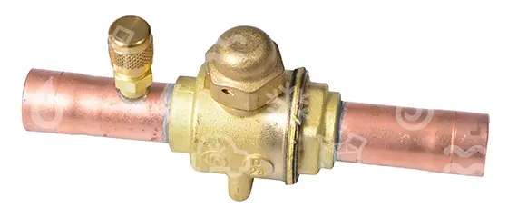 Robinet à bille Castel 6570E/7A, CO2, 7/8" ODS Lot, avec raccord