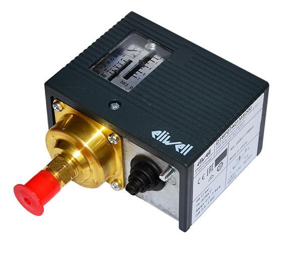 Pressostat Eliwell basse pression -0,3 - 7,0 bar, pression différentielle auto 0,6 - 4,0 bar