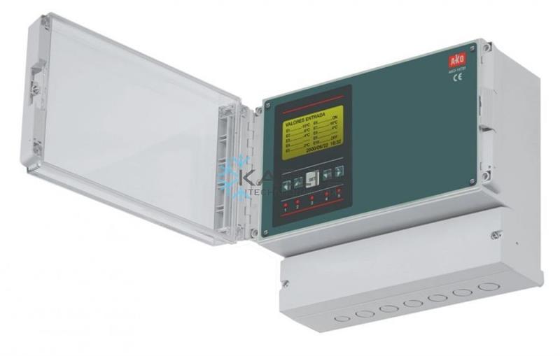 Datalogger AKO typ 15722 installationsmått 213x185mm 10-kanals datalogger kylning - ej tillgänglig, ersätts av AKO-15740