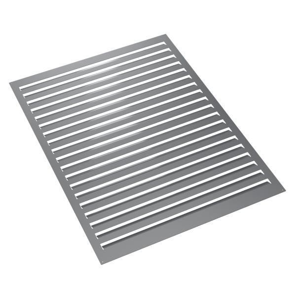 Evolar achterwand aluminium licht antraciet toren, 1200x1600 MM
