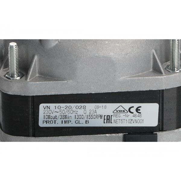 Motore ventilatore ELCO VN10-20/028, 10/38W, 1300/1500 rpm, 230V 50/60Hz, 5 opzioni di montaggio