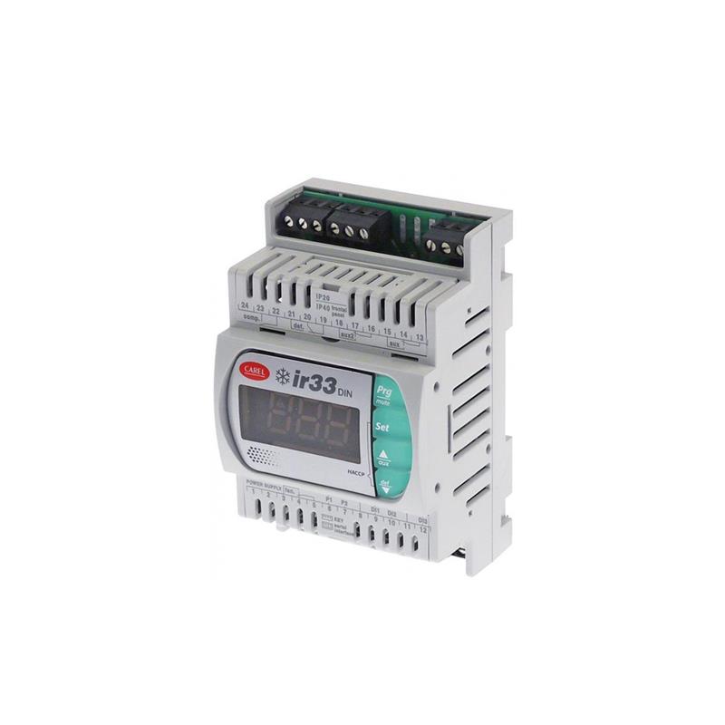 Régulateur pour chambre froide CAREL DN33C0HB00, 115-230V AC NTC Sorties relais 4 NO-10A(10)