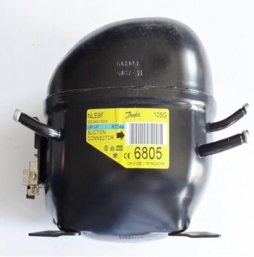 Compresseur SECOP / Danfoss NLE9F, LBP - R134a, 220-240V 50Hz