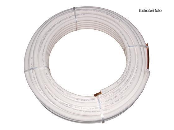 Voorgeïsoleerde CU-buis d = 1/4"- 5/8" x 0,8-1,0 mm (6/16 mm), rol van 25 m