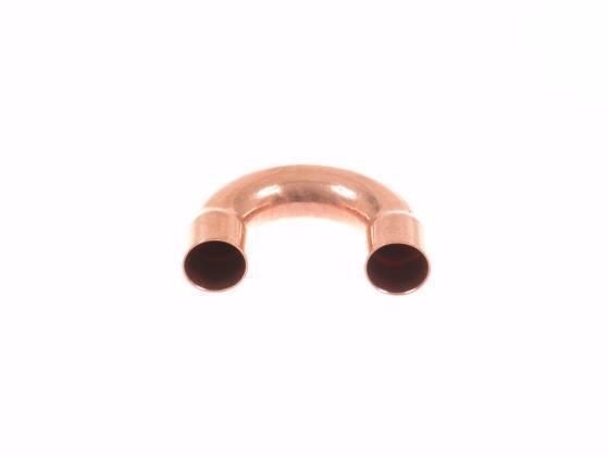 Cobre doble codo 180° i/i 15 mm