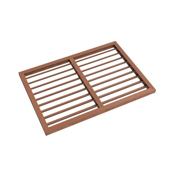 Evolar bakpanel WPC Tropical Teak S, 700x1000 MM