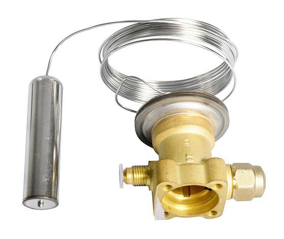 Thermostatic expansion valve top Danfoss TES 5, R404A/R507, without MOP