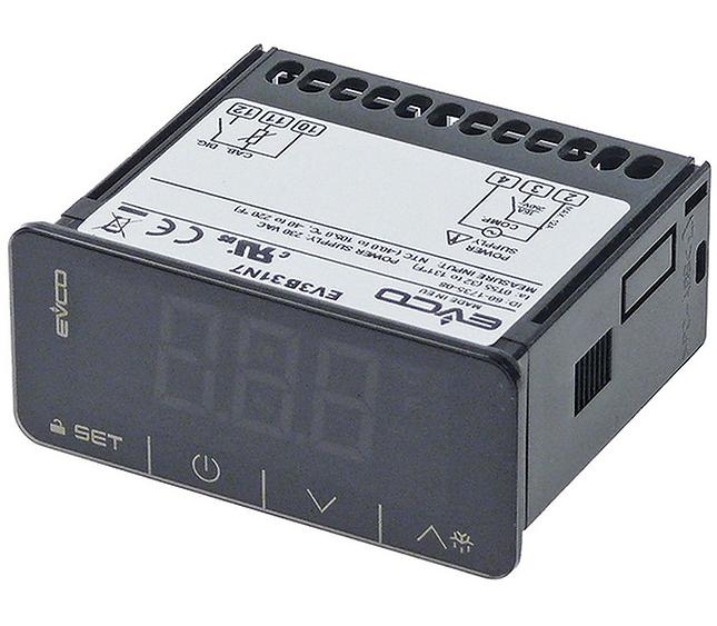 EVCO EV3B31N7 refrigeration controller, 230V AC NTC relay outputs