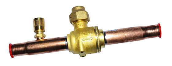 Vanne à bille pour raccord d'accès Danfoss GBC 12s AP, 12 mm ODF à souder