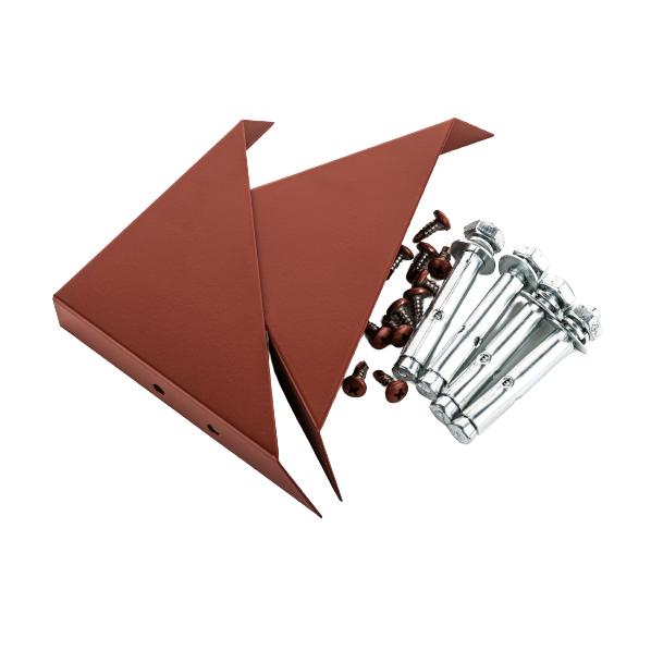 Set di montaggio Evolar in alluminio rosso mattone