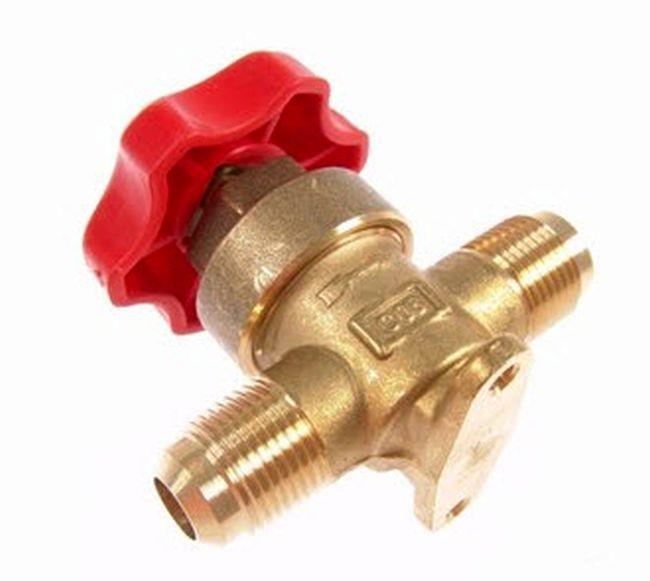 Membraanventiel Castel 6210/4, 1/2" SAE-flensaansluitingen, Kv 1,3