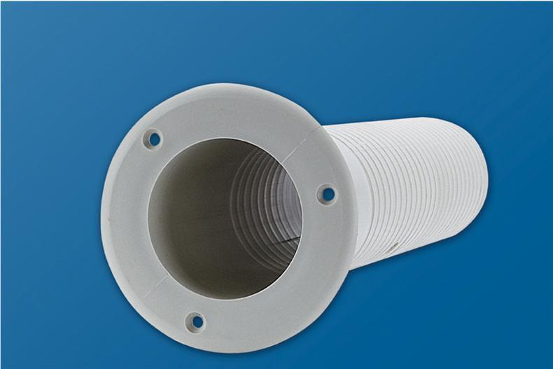 Wall tube (completely round) L 350 mm