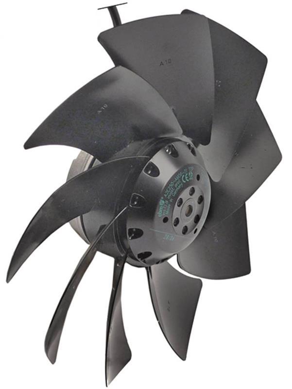 Wentylator pchający EBM PAPST A2E250AM06-01, d = 250mm, 230V 50Hz 120/160W 2450obr/min długość przewodu 400mm