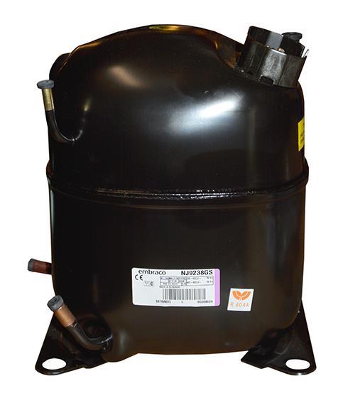 Embraco kompressor NJ9238GS-V,MBP - R404A, R507, 380 V, tandemversion