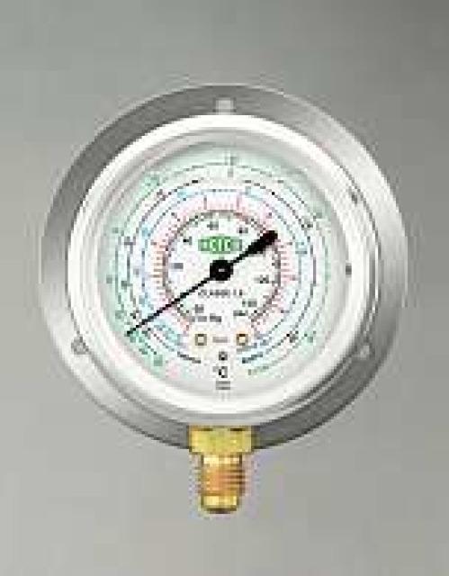 Refco MR-306-DS-R407C 7433693 Manómetro de tubo Bourdon 63mm 1/4 "SAE