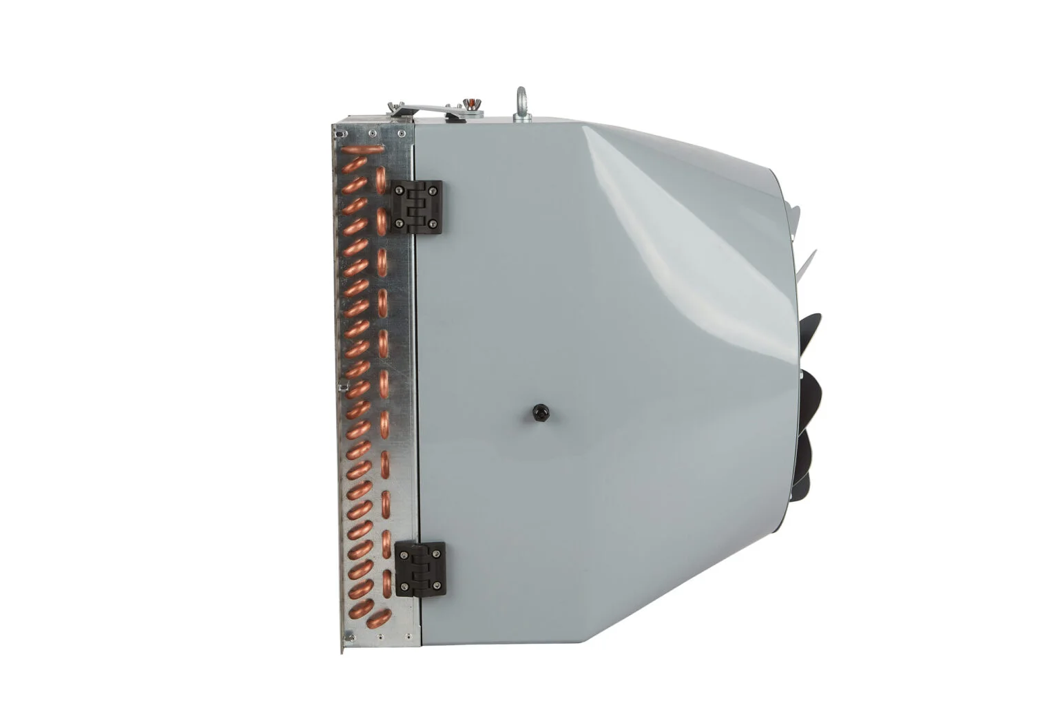 Reventon vatten-/luftvärmare serie FARMER 230V AC Farmer OpenAir XL IP66 63,9kW
(värmekapacitet: 90/70°C vattentemperatur, 0°C rumstemperatur)