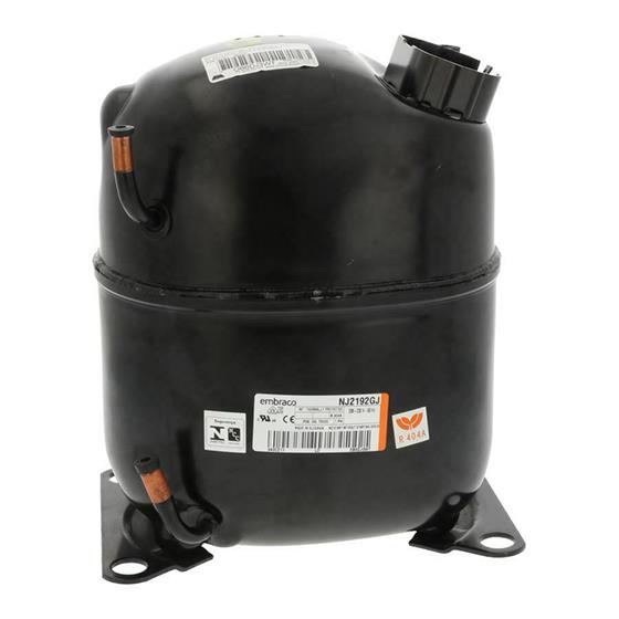 Kompressor Embraco NJ2192GJ tandemversion, LBP - R404A,R507, 220 - 240 V, 50 Hz