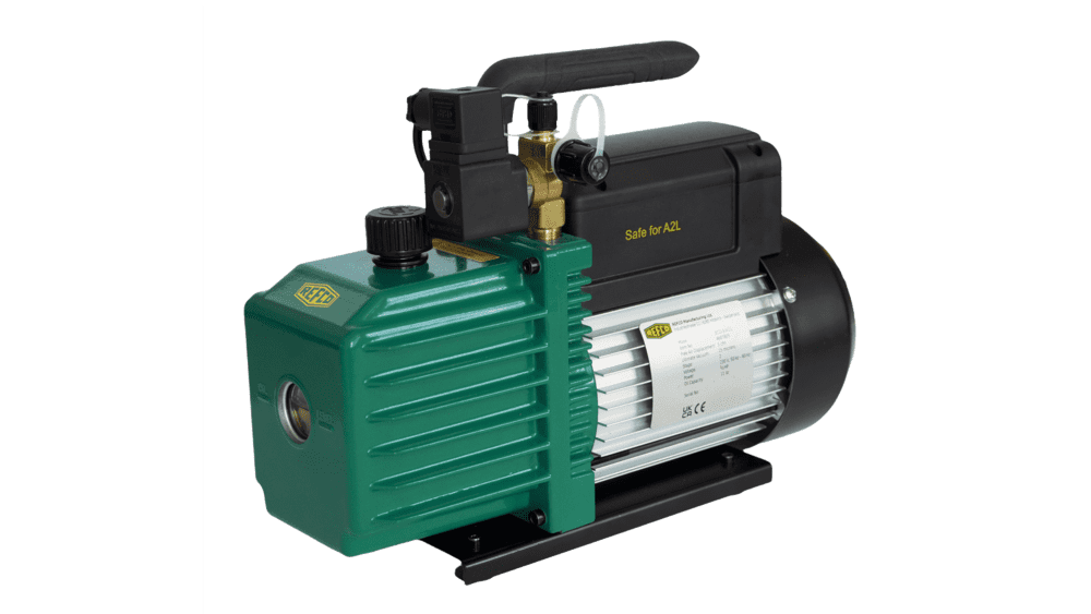 Refco 4687805 2-traps vacuümpomp ECO-5-A2L - Vacuümpomp 142l/min 2-traps A1 + A2L Ultiem vacuüm 15 micron 142l/min
