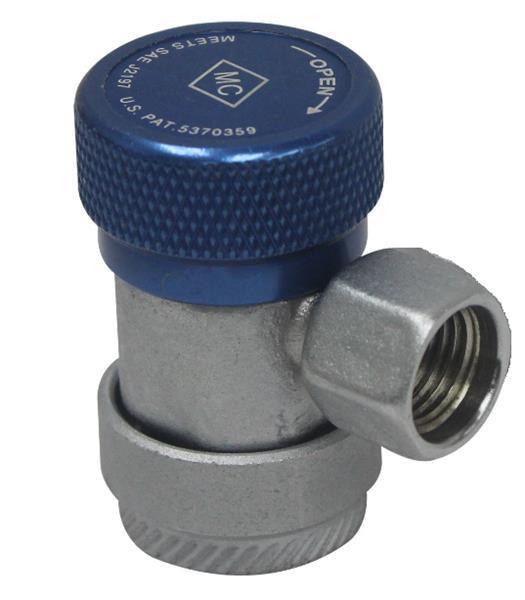 Szybkozłącze serwisowe po stronie niskiego ciśnienia R134a ręczne 3/8" FL-M x 13 mm