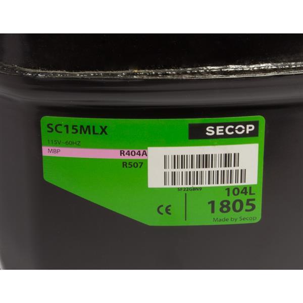Sprężarka SECOP / Danfoss SC15MLX, MBP - R404a/R507, 220-240V