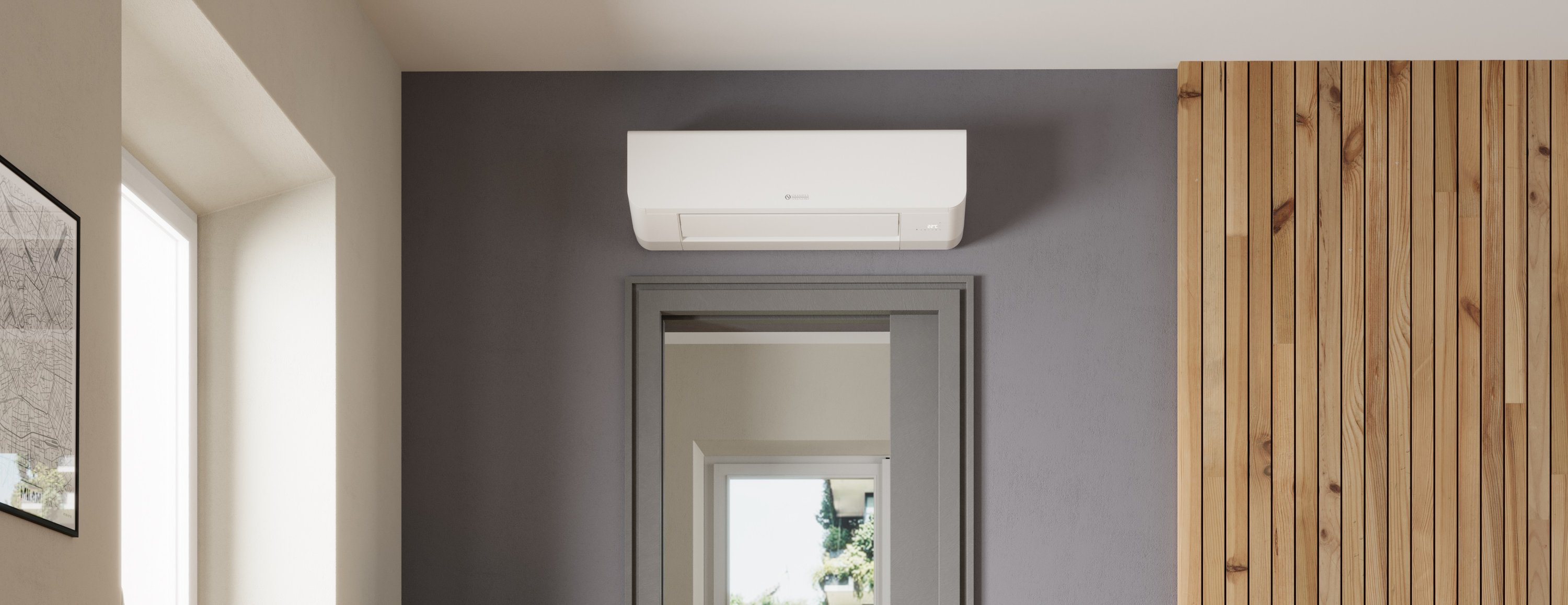 Olimpia Splendid Bi2 WALL Slim Ventilo-convecteur SLW INVERTER DC 1000 Vanne à 2 voies TR