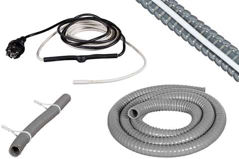 Condensate drain kit - 8M - hose Ø19/31MM + heating cable, 3060-HEATKIT-8