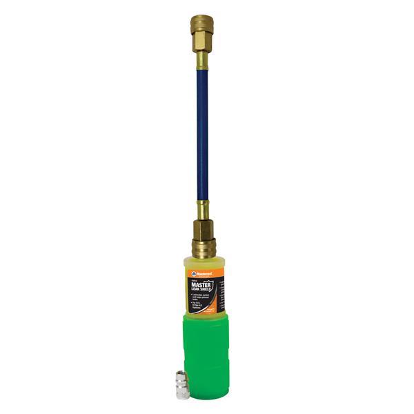 Mini Auto A/C Master Leak Shield sealant with colourant 29.5 ml, low pressure hose, R12 adapter and injector